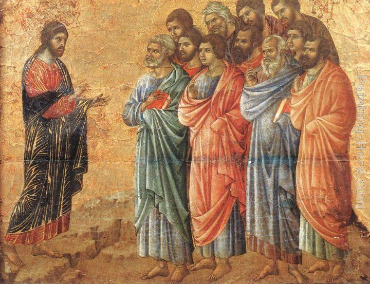 Duccio di Buoninsegna Appearence on the Mountain in Galilee